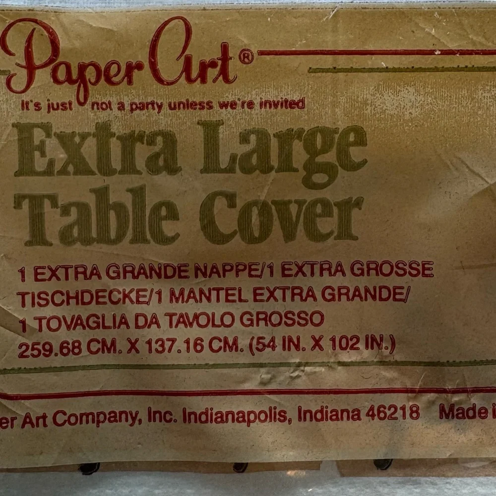 Paper Art Richard Hoffman Brown Table Cover